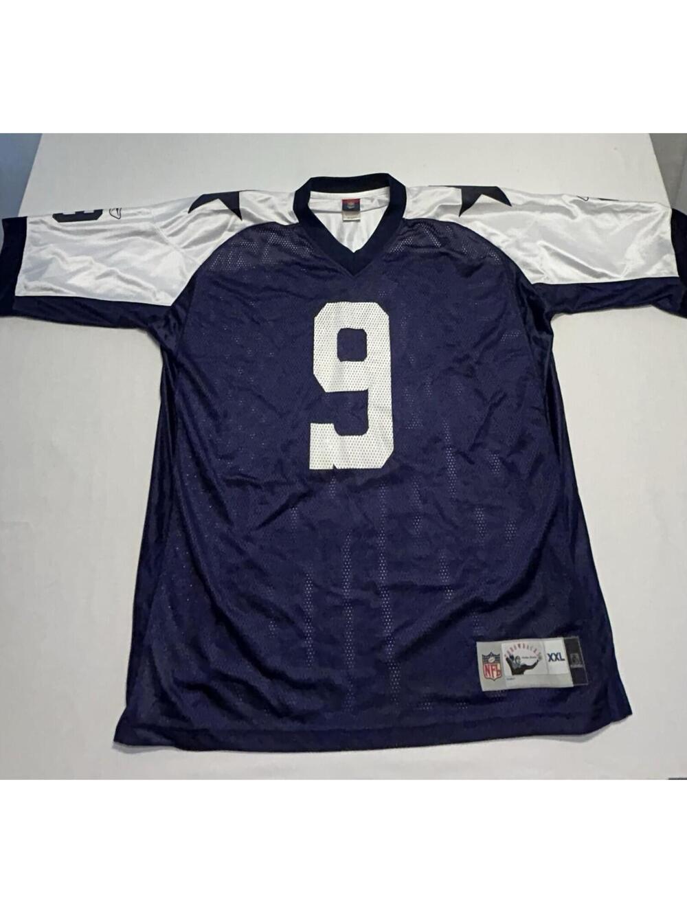 Tony Romo Dallas Cowboys Reebok Jersey Sz XXL NFL #9 Blue